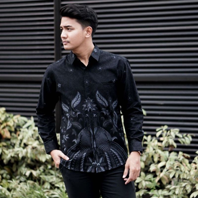 KEMEJA Azriel Batik เสื้อเชิ้ตแขนยาวผู้ชายระดับพรีเมียม Size ML XL XXL