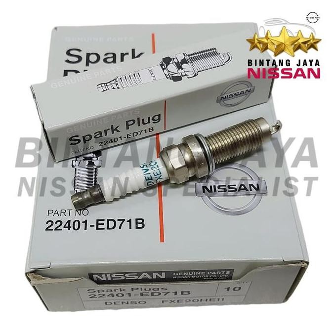 หัวเทียนอิริเดียมคู่ Nissan Denso Grand Livina Xgear Juke Evalia March Datsun Go Xtrail T31 T32 Tean