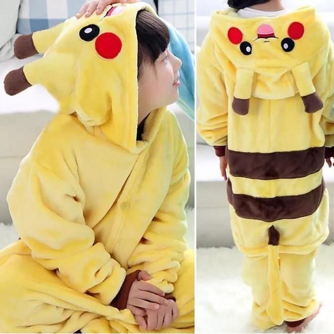 - POKEMON PIKACHU DOLL ONESIE (เด็ก) PAJAMA COSTUME