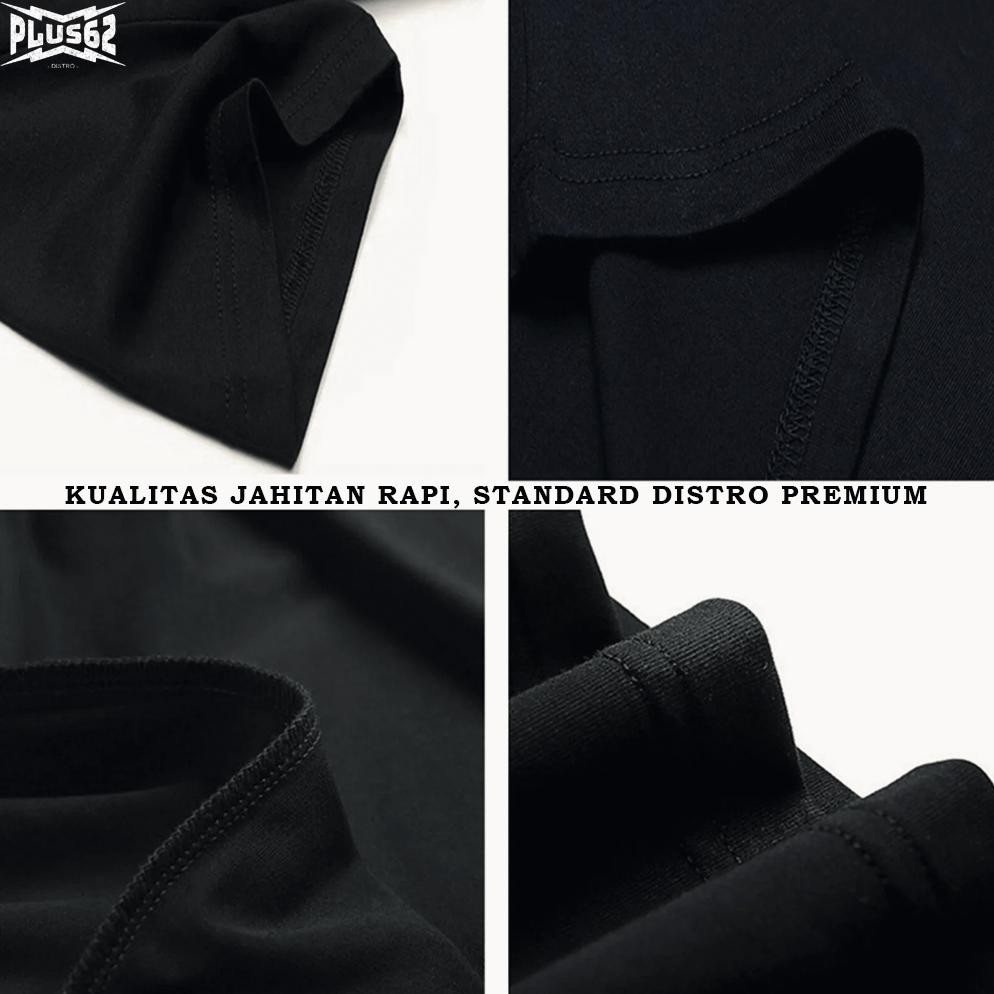 Bas-12 Gh-6 Plus62 Distro - เสื้อยืดซีรีส์ต้นฉบับหนาระดับพรีเมียม 24S พร้อมคํา - ทํางาน Ethic - Ed00