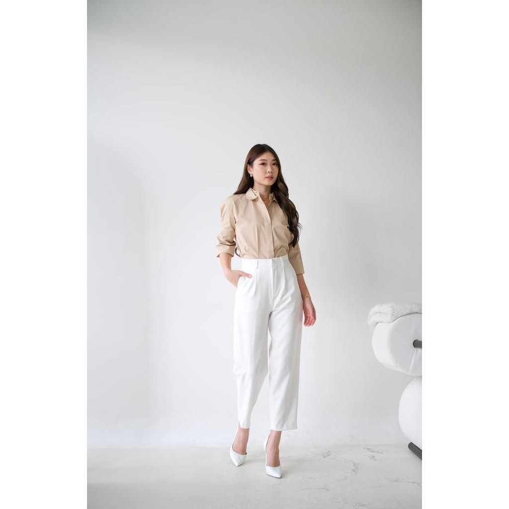 Kiyora Monc Pants / กางเกงเอวสูงผู้หญิง / Petite Friendly Best