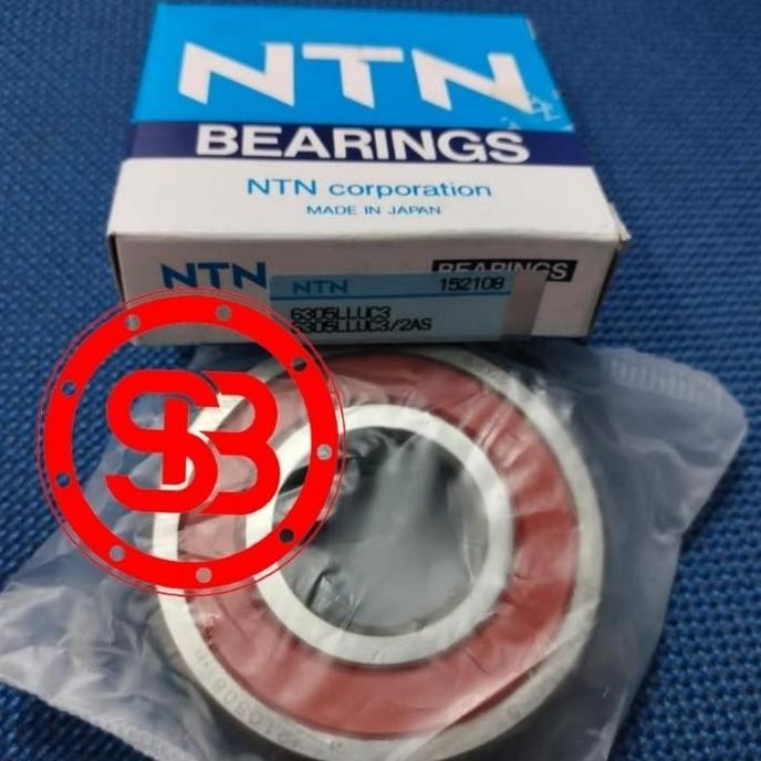 แบริ่ง 6305 2RS NTN / LLU / 6305 2RS C3 NTN JAPAN ORIGINAL