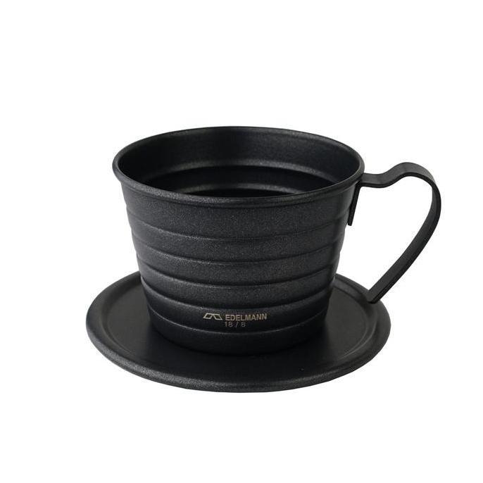 Edelmann U Dripper / Kalita Wave Coffee Dripper 155 สีดํา