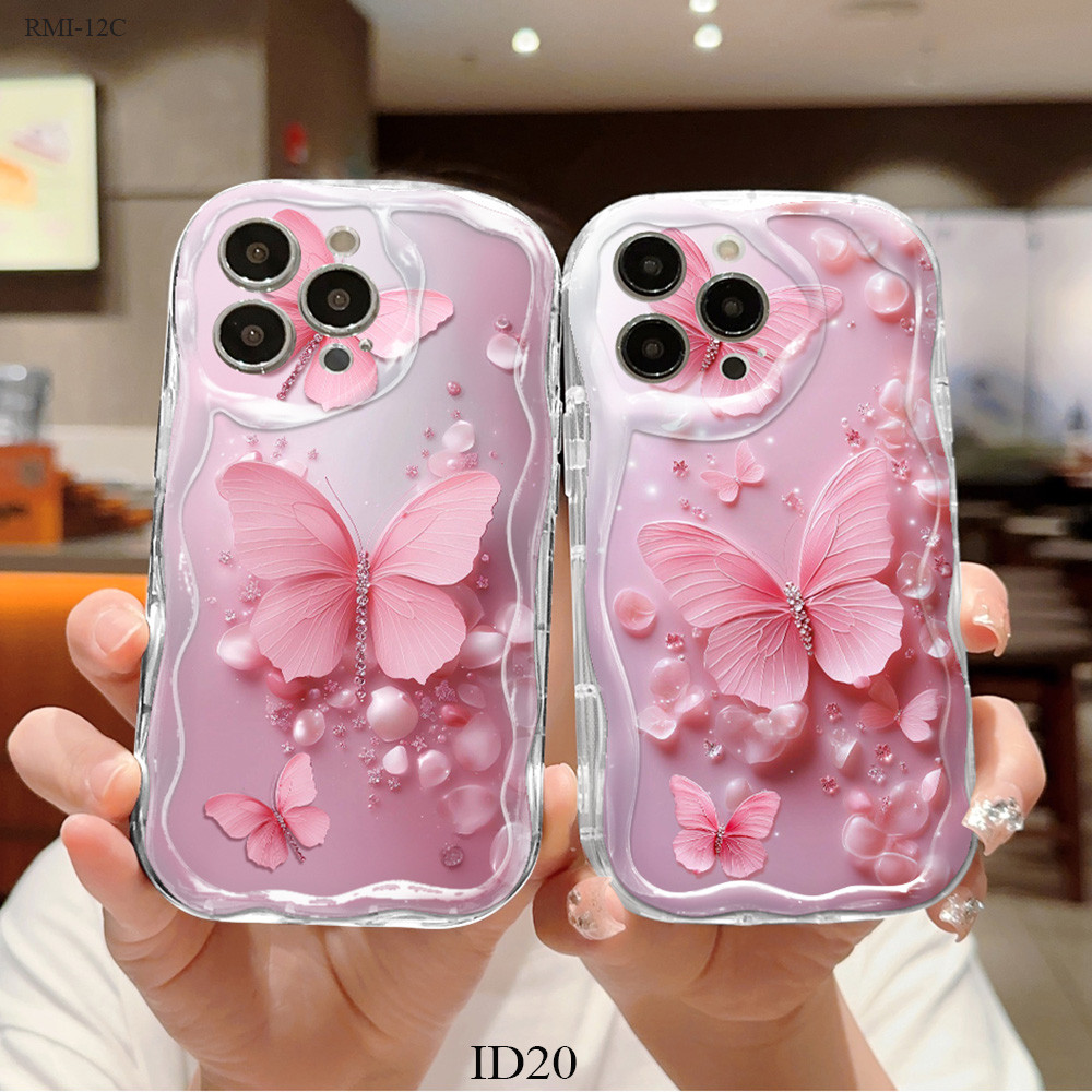 Xiaomi Redmi 15C 14C 13 13C 12C 12 10C 10 9 9T 9A 9C A5 A1 A2 A3 K40 8 4G Pro สําหรับเคสโทรศัพท์ผีเส