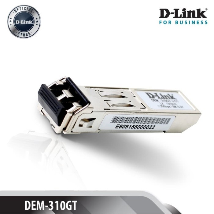 D-LINK DEM-310GT Gigabit SFP ตัวรับส่งสัญญาณ Single Mode 1310nm 10KM LC