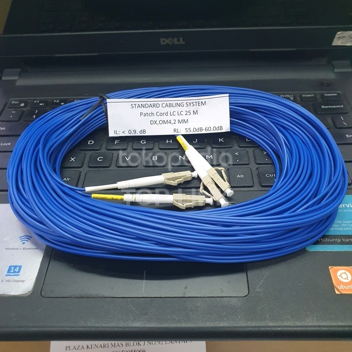 PATCHCORD LC - LC OM4 DUPLEX 25 เมตร