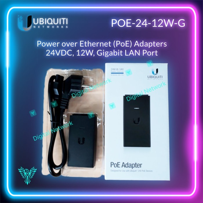 UBNT ADAPTER POE 24V 0.5A GIGABIT UBIQUITI NETWORKS