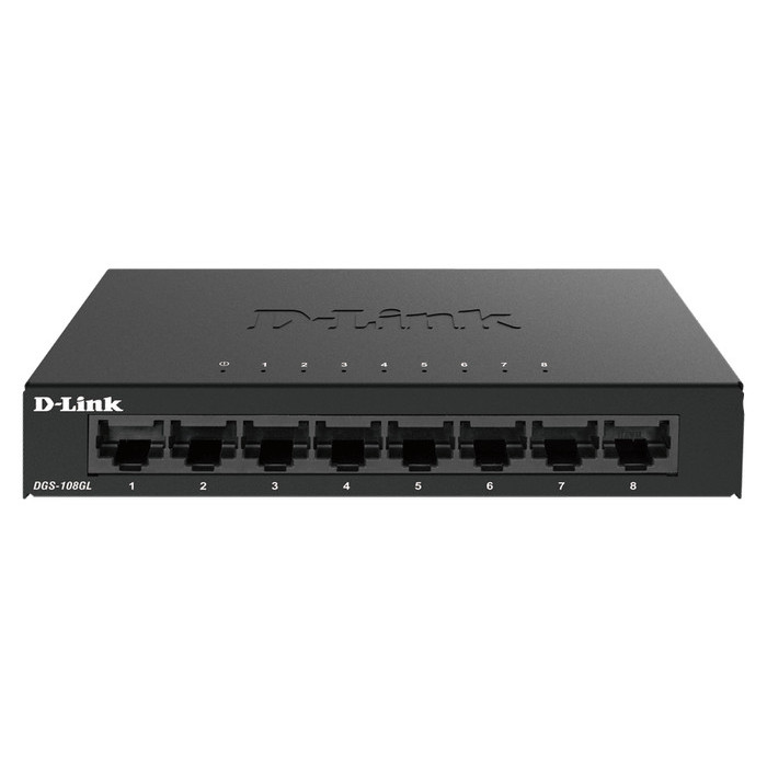 D-Link DGS108GL 8 พอร์ต Gigabit Metal Unmanage Desktop Switch DGS-108GL