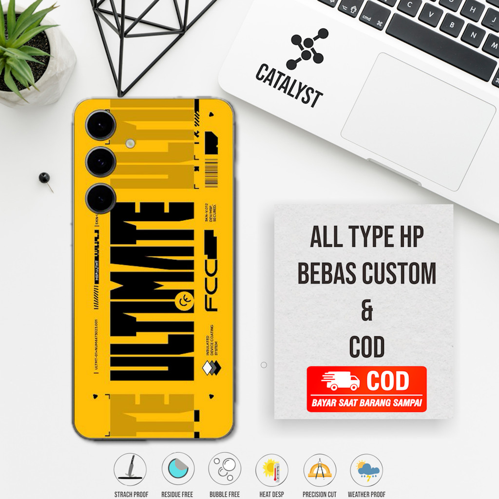 (ซื้อ 1 แถม 2) Garskin Skin Samsung S24 FE 5G ultimate v1 รหัส w4u - สามารถปรับแต่งได้ - เคสสติ๊กเกอ