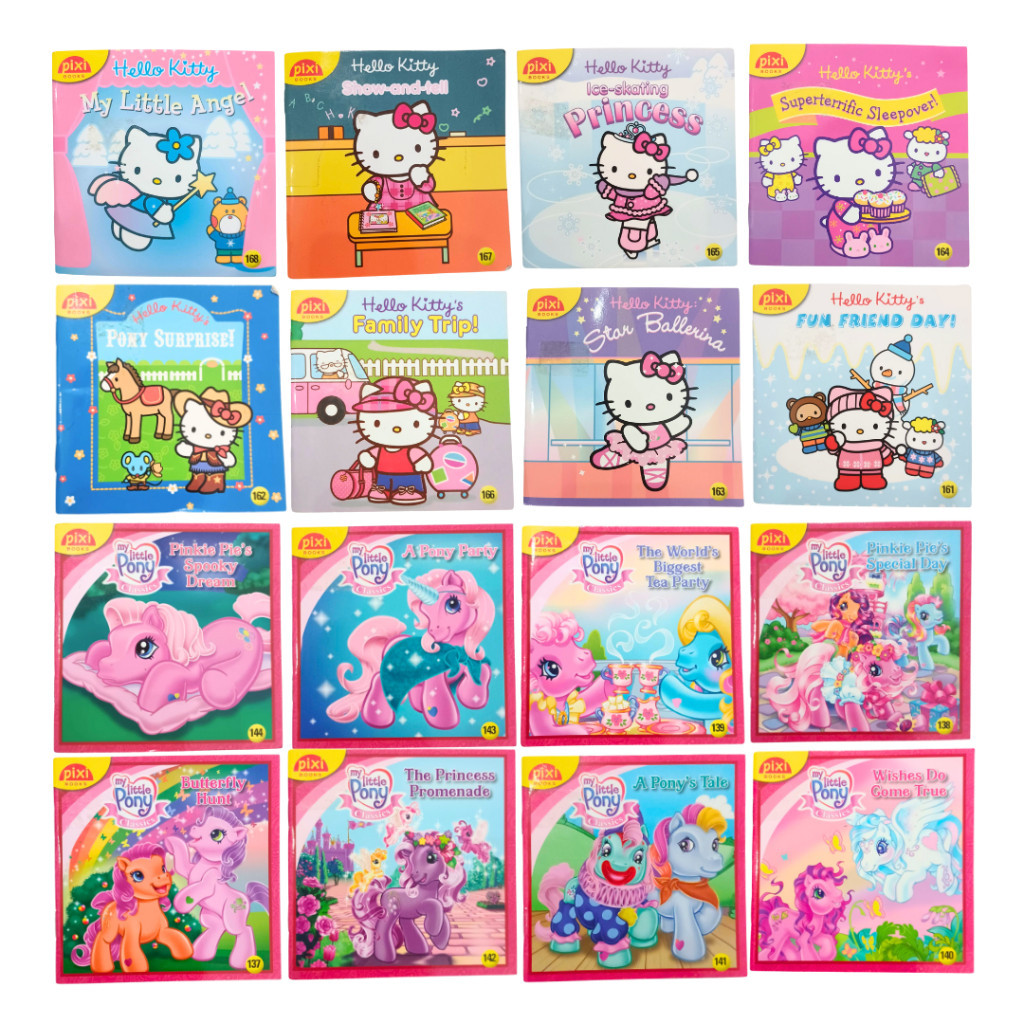 Pixi Books Girls Story Book Fairy Tales Fantasy Animation Mini Book Kids