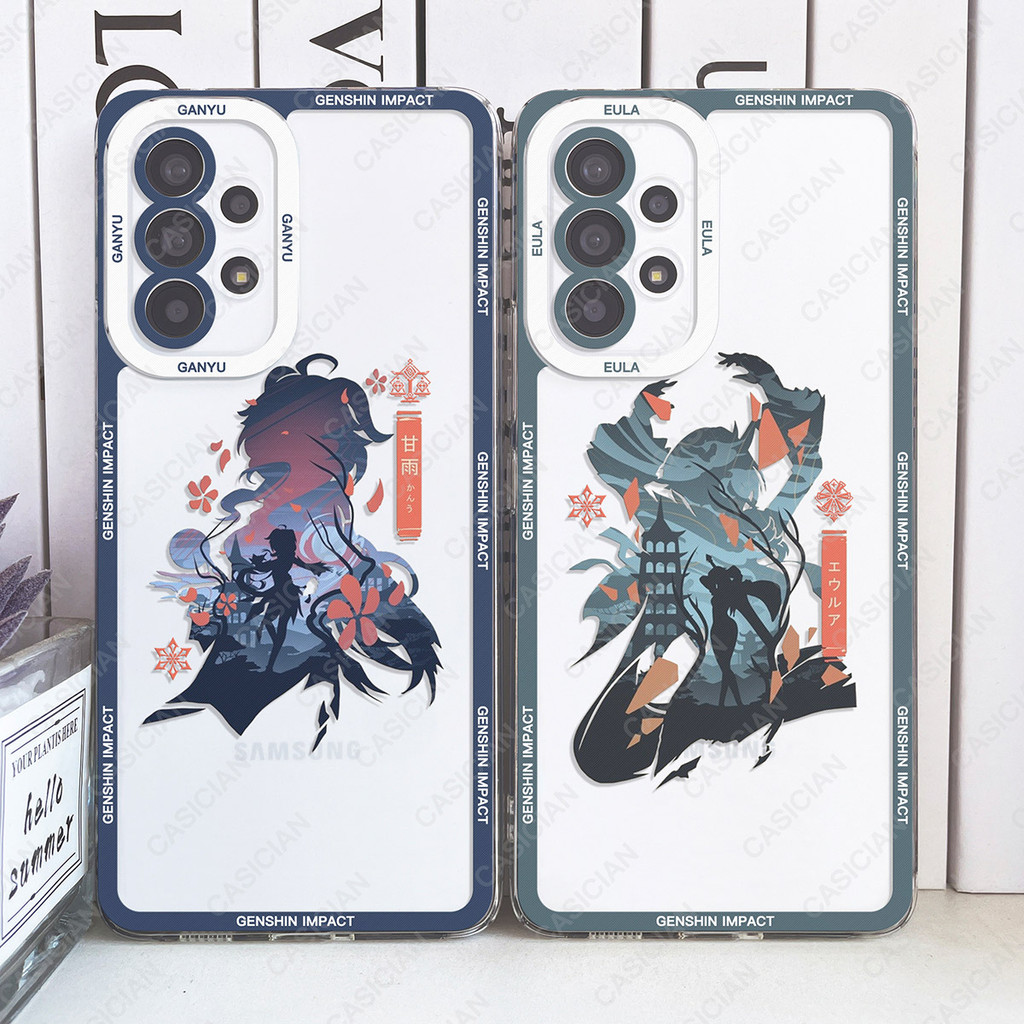 การ์ตูน Impact Genshin ปลอก Hp Samsung S25 Fe S24 Ultra S24 Fe S25 Ultra M15 M54 S22 Plus S24 Plus M