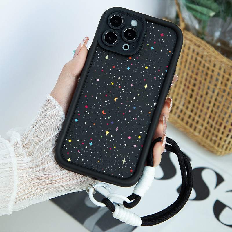 น่ารัก Star Lanyard Case Infinix Smart 9 Hot 50 Pro Plus 50I Itel P65 P55 Nfc 4G 5G Hot 9 10 11 Play