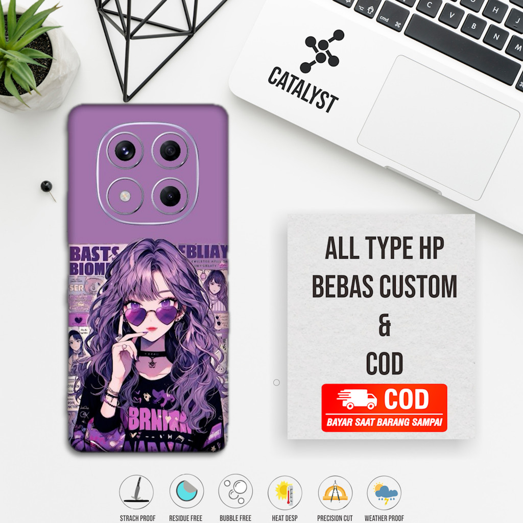 Garskin Hp Redmi Note 14 Pro 5G Fullbody Skin Protector Case สามารถปรับแต่งได้รหัส - 8iy