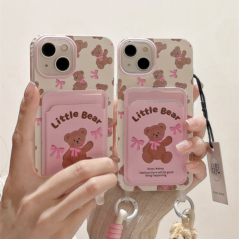 Bearlanyard ล่าสุดผู้ถือบัตรปลอกOppo 15T 5G C85 Reno 13 5G Reno 13F 14F 14 Pro 5G A3 A3X C71 C75 Ren