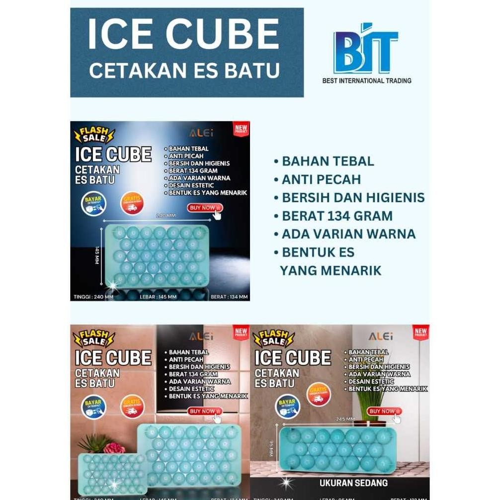 33 SLOT ROUND ICE CUBES MOLD ขนาดใหญ่ SIZE CM ขนาดใหญ่ AGAR JELLY MOLD / ICE CUBE ||