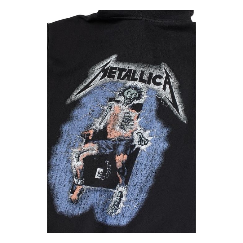 KATUN เสื้อฮู้ด Hm Unisex Metallica Ride The Lighting สีดํา ผ้าฝ้ายผ้าฟลีซ