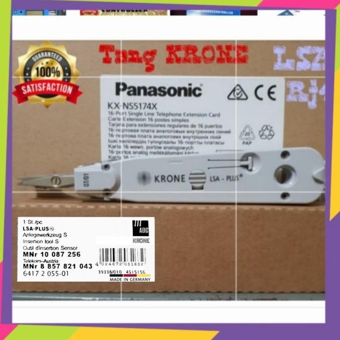 - สาย LSA PLIERS KRONE INSERTION ดั้งเดิม LSA KRONE