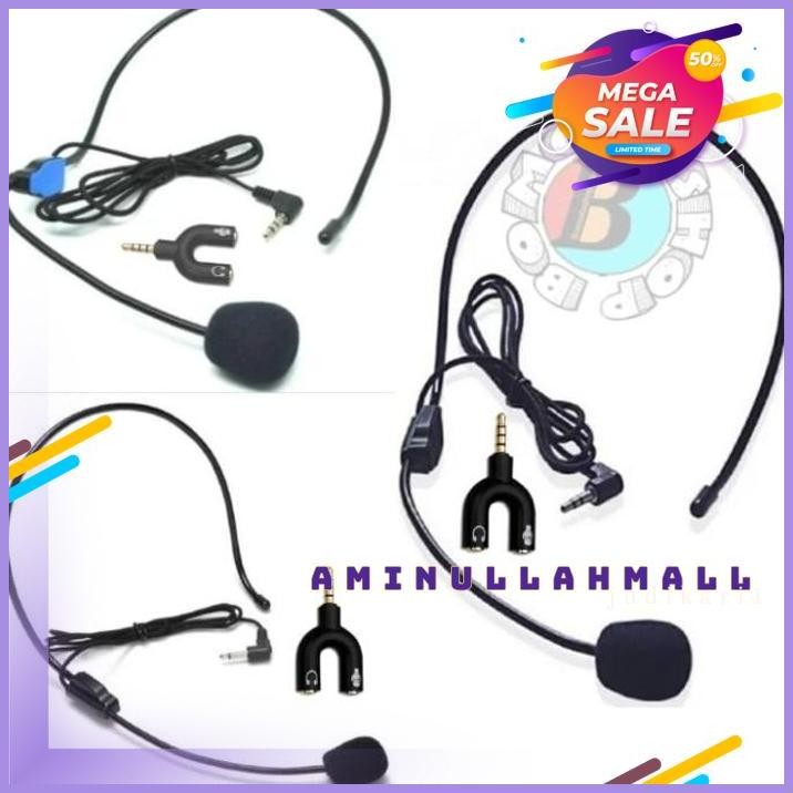 แพ็คเกจ 2 ฟังก์ชั่น MIC MOTO YOUTUBERS SMULE & ALSO COMMUNICATION - ที่คาดผมจัดส่งฟรี