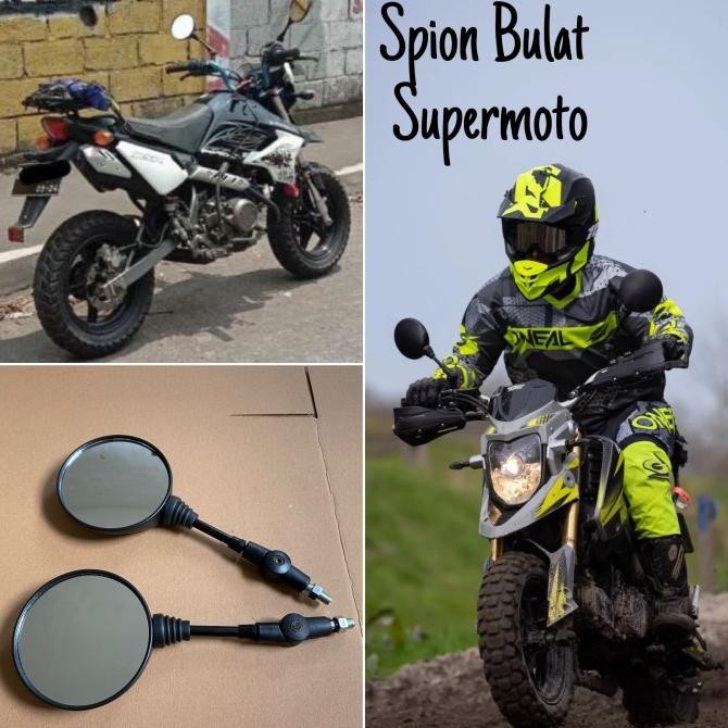 Klx Crf Adventure Dual Purpose Motocross Round Supermoto Mirror