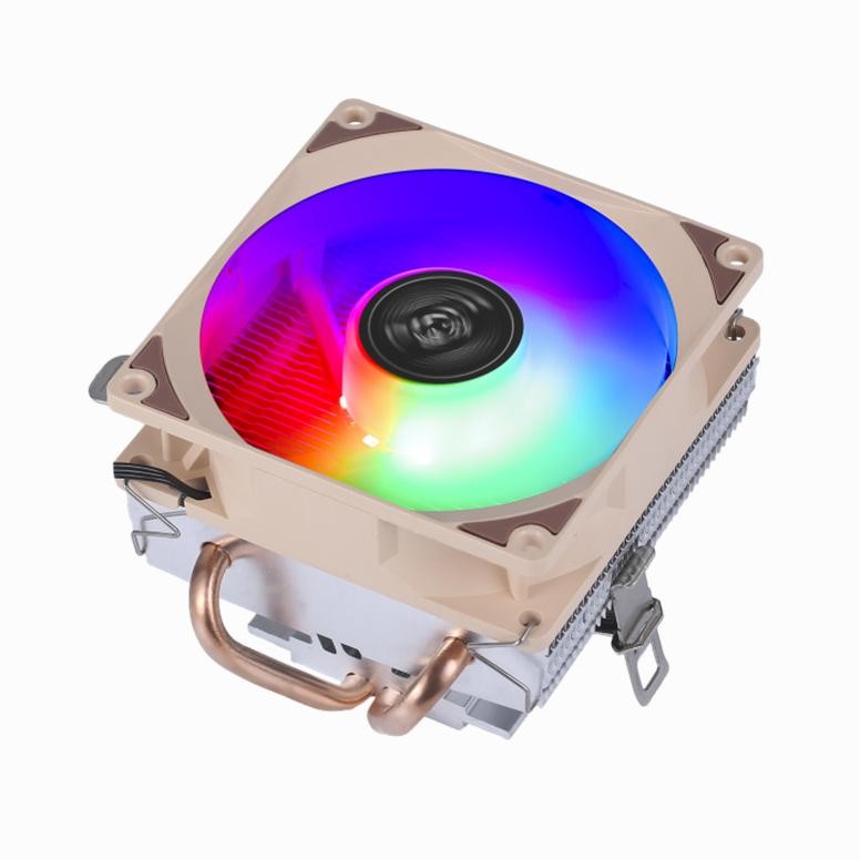 Xuanfeng Xf925 Slim Cpu / Pc Cooler Rgb 90Mm พัดลมเดี่ยว - 2 ท่อความร้อน