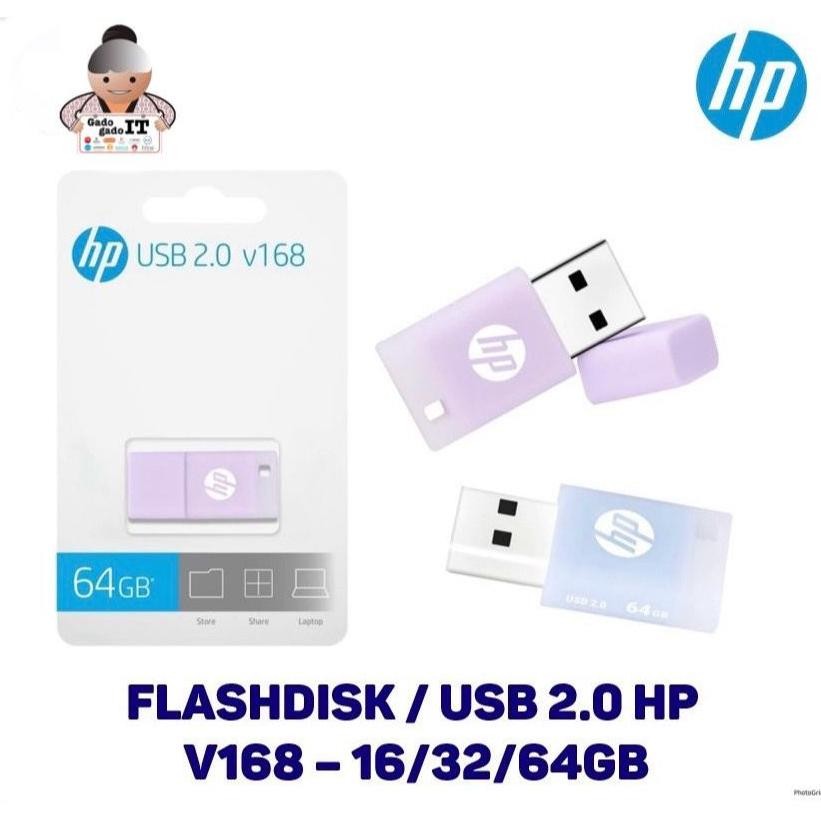 USB Flash Disk Flashdisk Hp V168 Usb 2.0 Original 16Gb - 32Gb - 64Gb