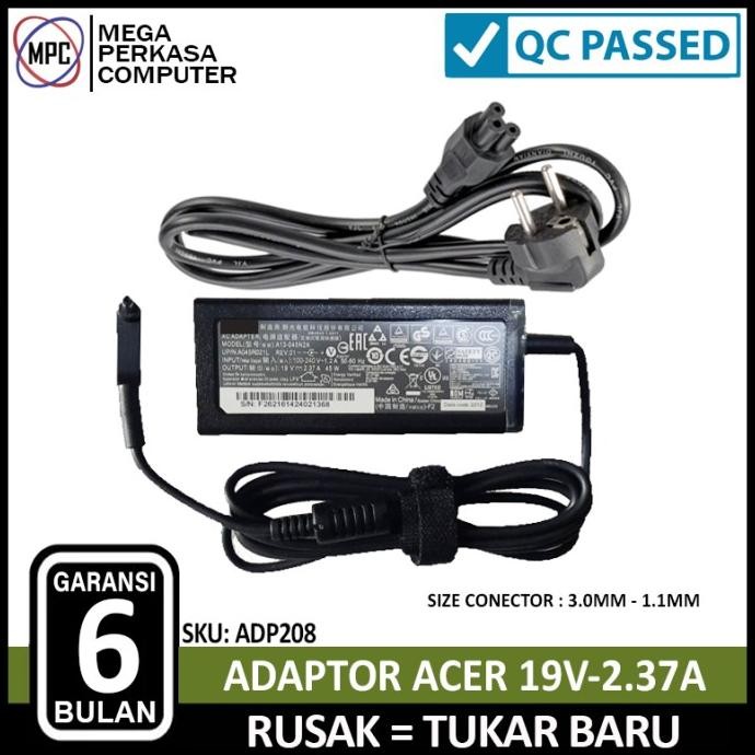 Acer Aspire 3 Adp-45Fe F 19V-2.37A 3.0*1.1 Limited อะแดปเตอร์ชาร์จนูน