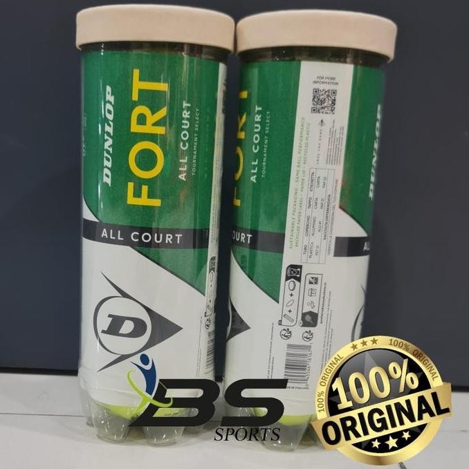 DUNLOP FORT ALL COURT TENNIS BALLS ORIGINAL 100%!! GS