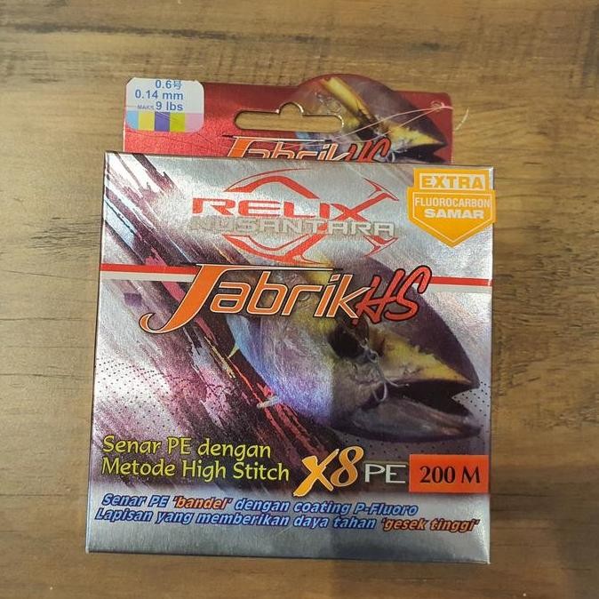 สาย PE Jabrik HS X8 Relix Nusantara PE 0.6