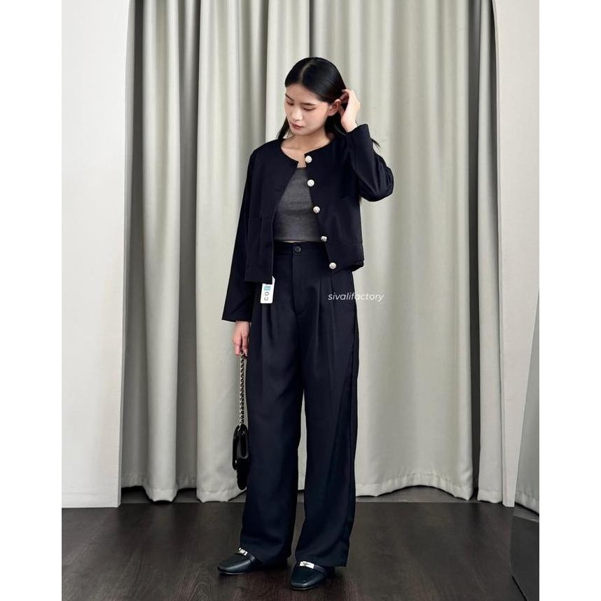 Avail Claire Blazer - Korean Blazer Women Long Sleeve - Outer Blazer Oversize Official Work Office T