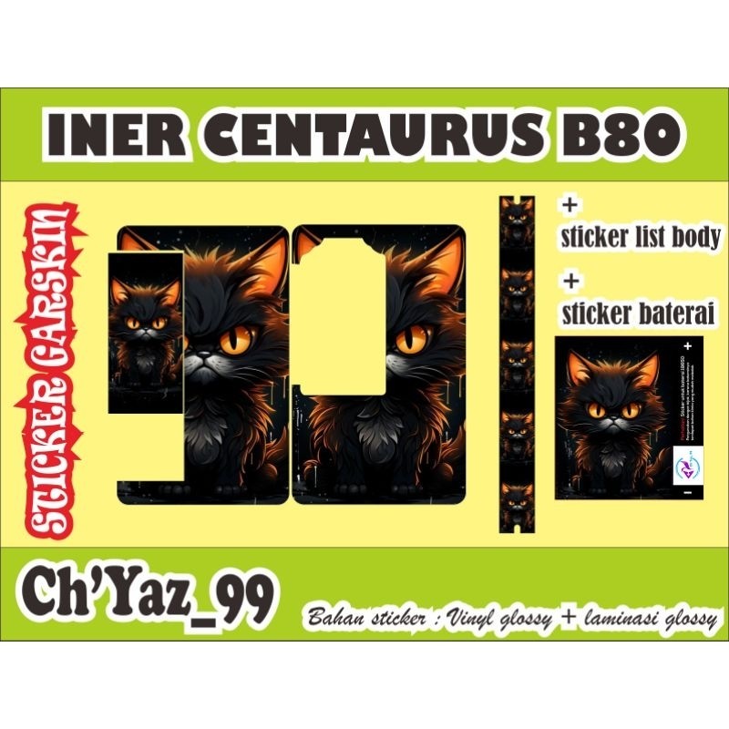 Cent4 B80 R Garskin Fullbody Custom Sticker Package