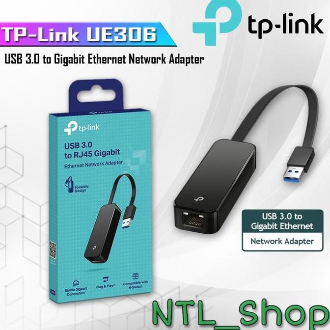 - TPLINK UE306 USB 3.0 ถึง RJ45 Gigabit Ethernet Network Adapter