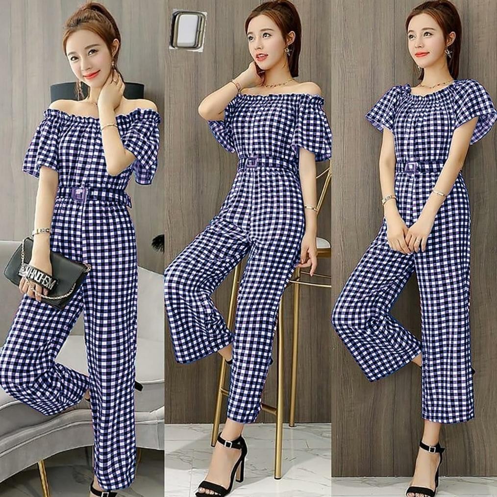 Isf Jumpsuit Amelia Ld 110 Cm P 127 Cm B 168 Gr ผ้าฝ้ายโพลีเอสเตอร์ 4104