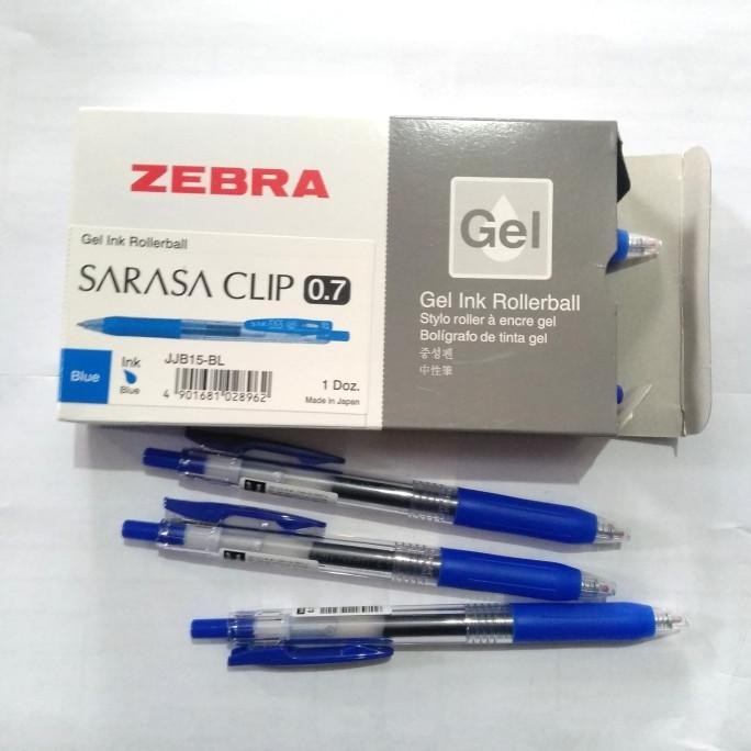 สินค้าใหม่!! ปากกาสีน้ําเงิน Zebra Sarasa 0.7 / ปากกาลูกลื่น Zebra Sarasa 0.7