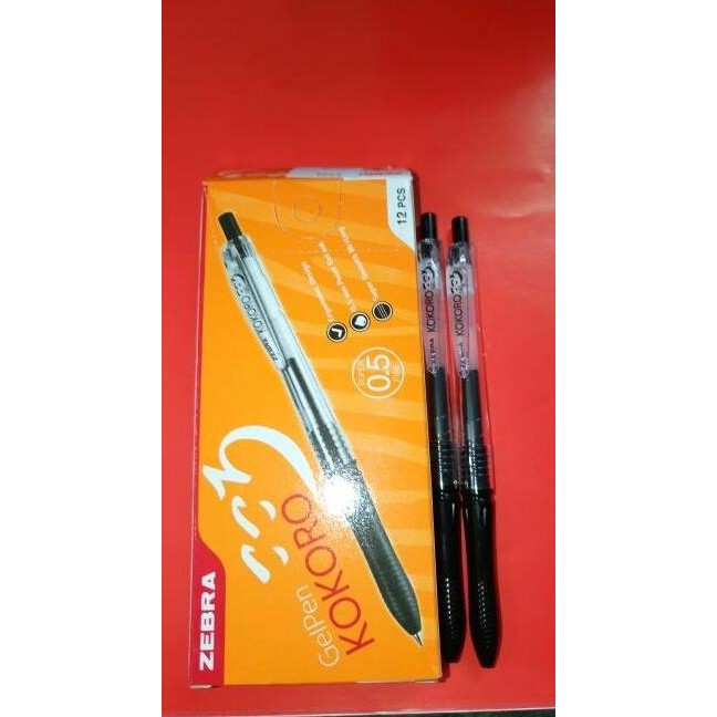 สินค้าใหม่!! ปากกาหมึกดํา Zebra kokoro
