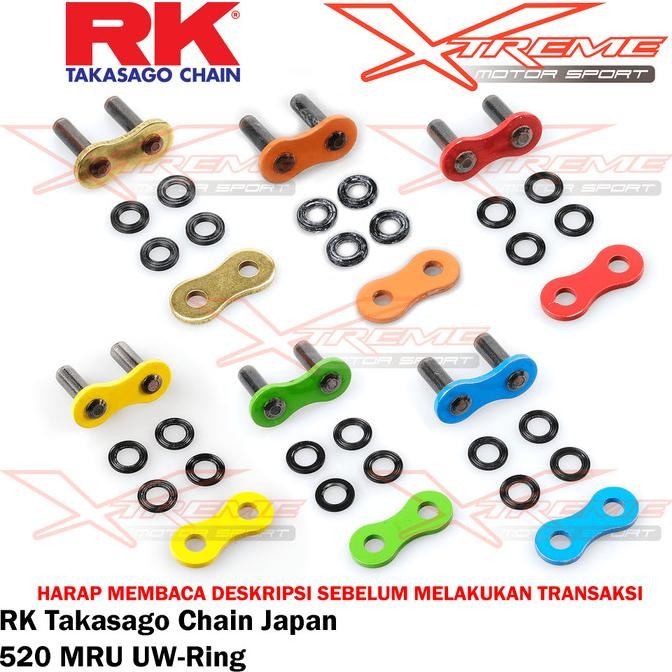 โซ่ RK 520 MRU GXW 525 GXW XW-Ring UW-Ring