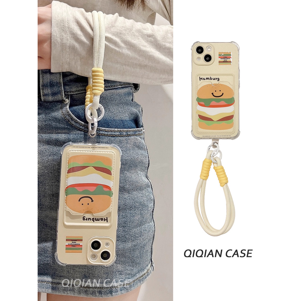 Burger Astetika Luxury Strap Case Vivo Y19S Pro Y28 Y03T V40 Lite 5G Y18 Y27S Y15S Y02T Y15 Y35 Y12S