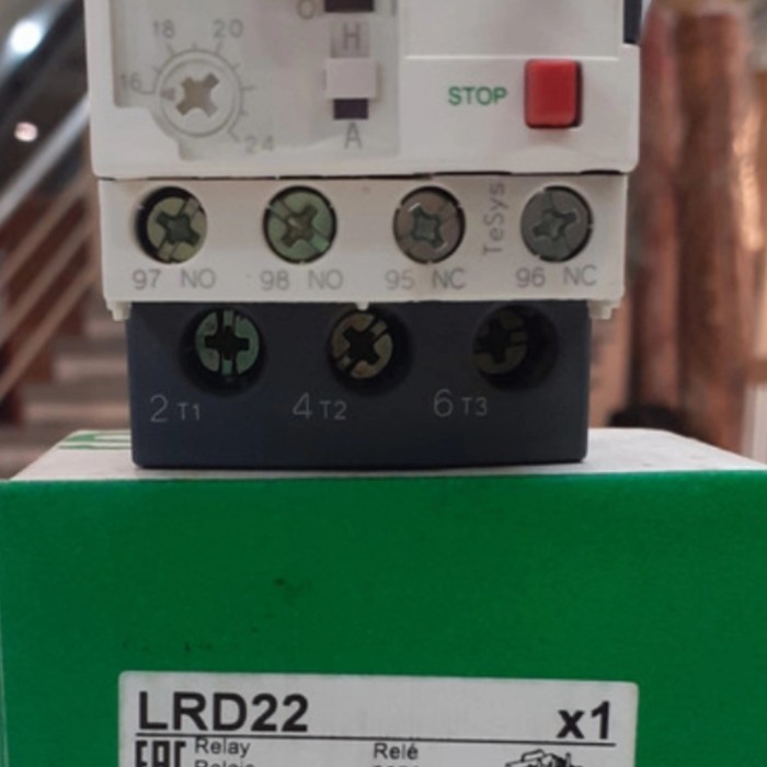 โอเวอร์โหลดความร้อน Schneider Lrd22 ดั้งเดิม