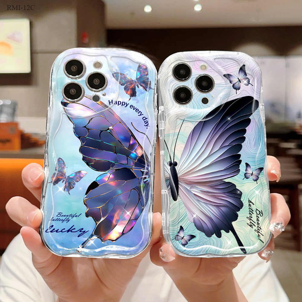 Xiaomi Redmi 15C 14C 13 13C 12C 12 10C 10 9 9T 9A 9C A5 A1 A2 A3 K40 8 4G Pro สําหรับเคสโทรศัพท์ผีเส