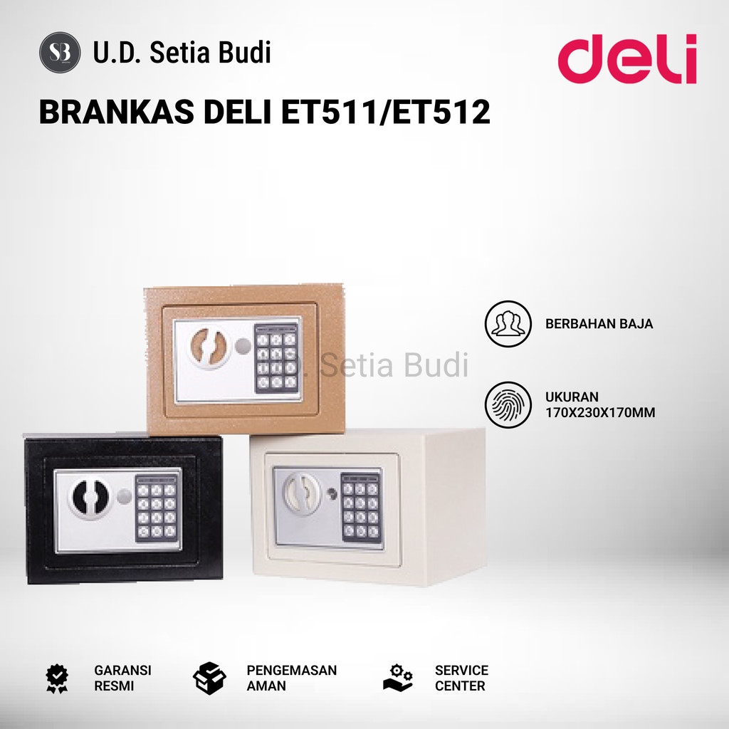 Deli Mini Money Safe / กล่องเก็บเงิน Deli ET512