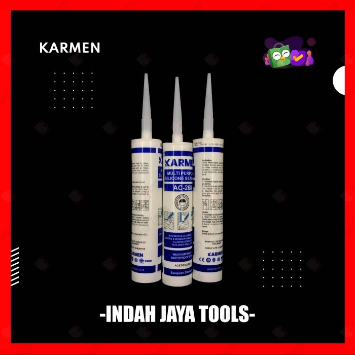 KARMEN Silicone Sealant Bottle Glass Glue Aquarium เทปกาวซิลิโคน