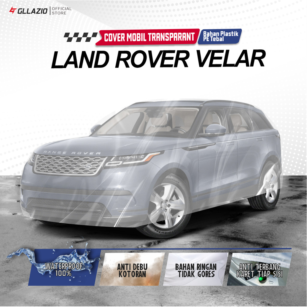 Range Rover Velar Transparent Car Body Cover / Land Rover Velar Plastic Car Cover / Velar Waterproof