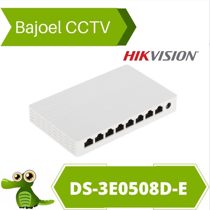 HIKVISION DS-3E0508D-E 100/1000 8 PORT GIGABIT HUB SWITCH