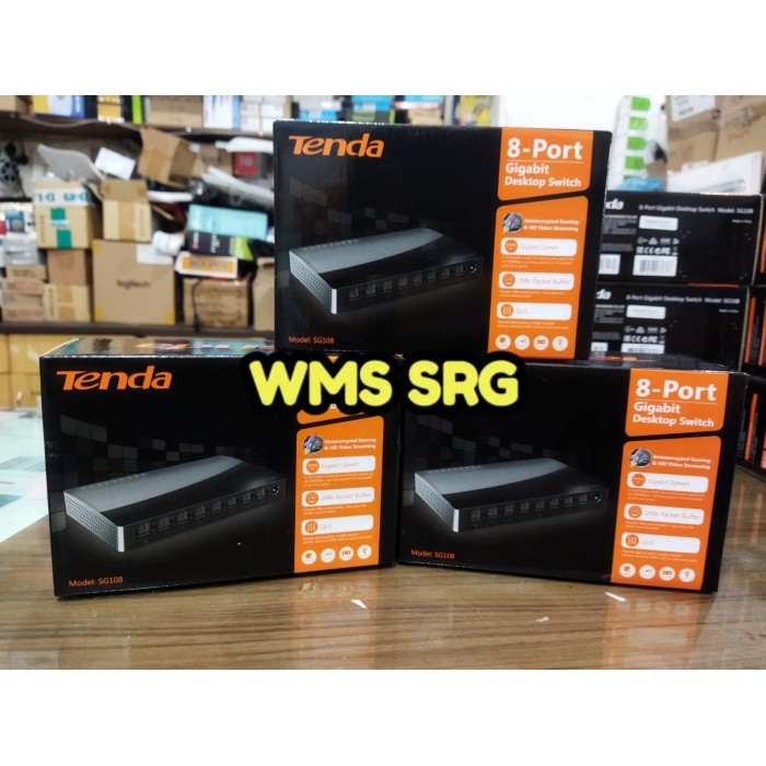 TENDA SWITCH HUB 8PORT GIGABIT SG108