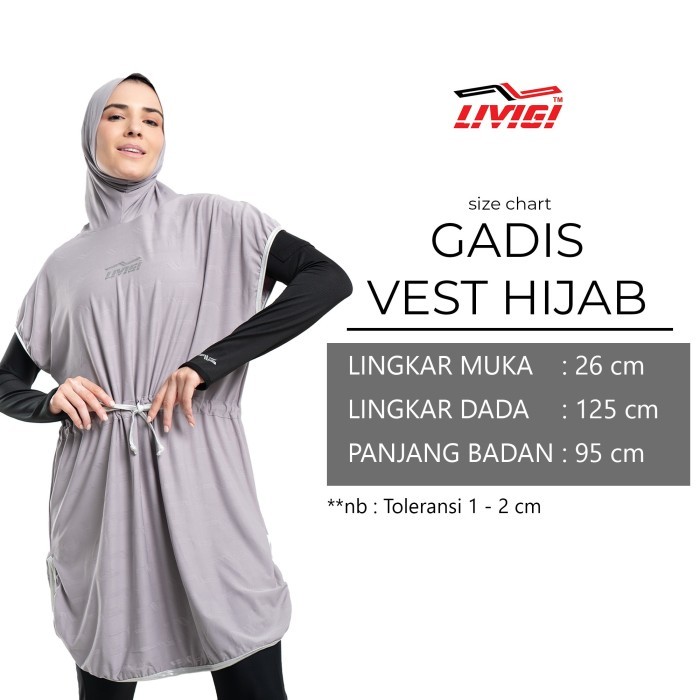 Livigi - Hijab Vest Girl - ฮิญาบกีฬา