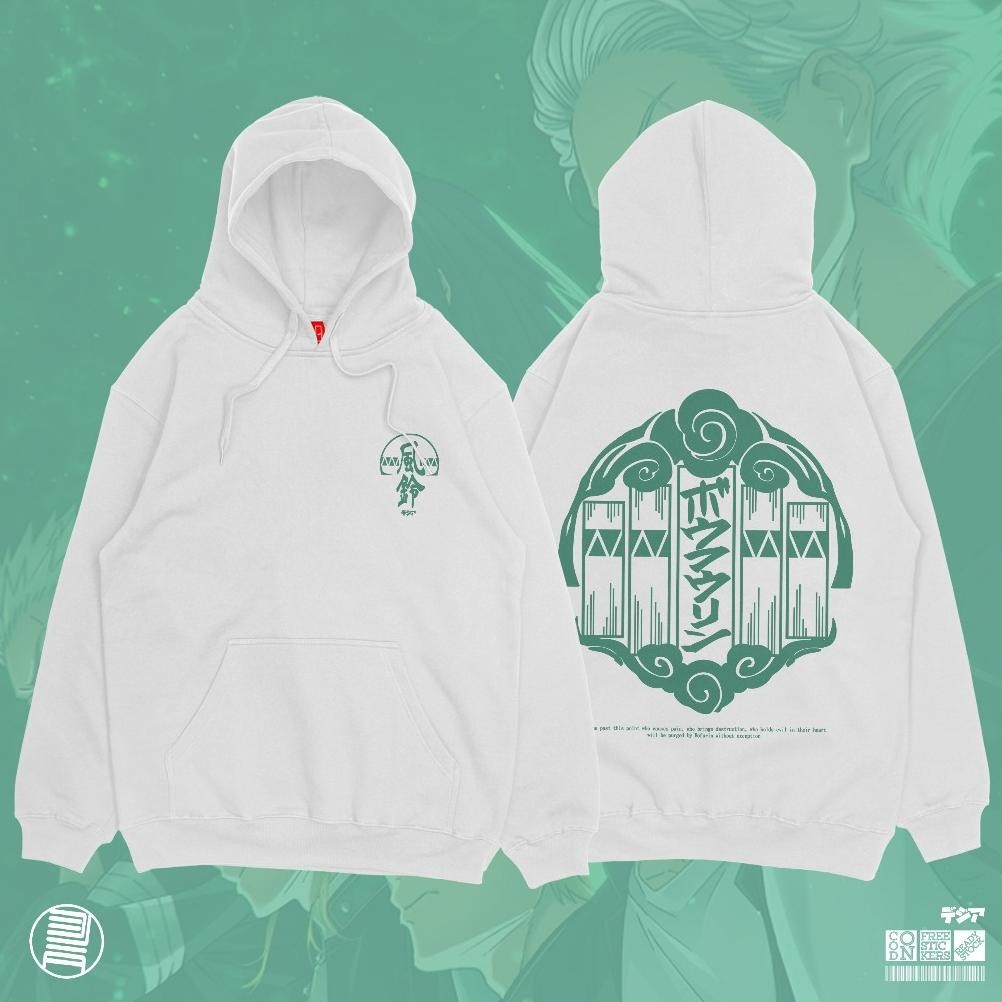 Hoodie Wind Breaker Bofurin Furin High Hajime Umbreya Haruka อะนิเมะมังงะ Wibu ญี่ปุ่น Dja ผ้า