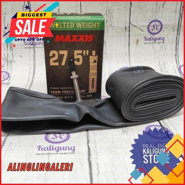 MAXXIS ยางภายในจักรยาน MTB 27.5 X 2.0 - 3.0 PARISTA 48M ~ ท่อจักรยานคุณภาพสูง