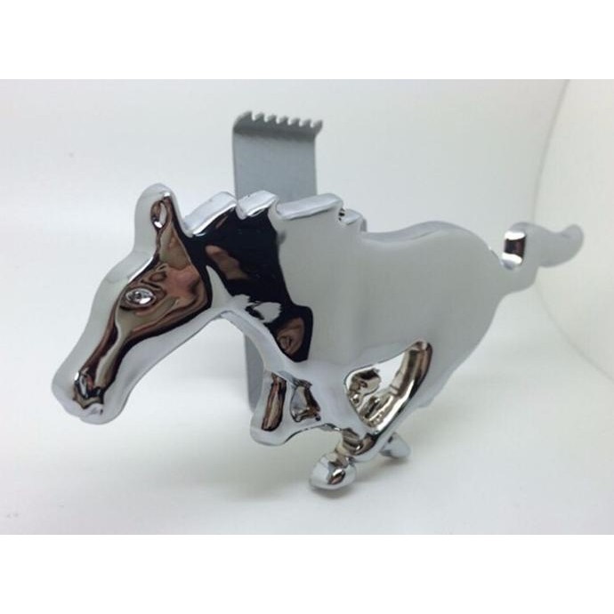 ORIGINAL AMERICAN CAR COBRA ขนาดใหญ่ HORSE MUSTANG SHELBY CHROME GRILL EMBLEM