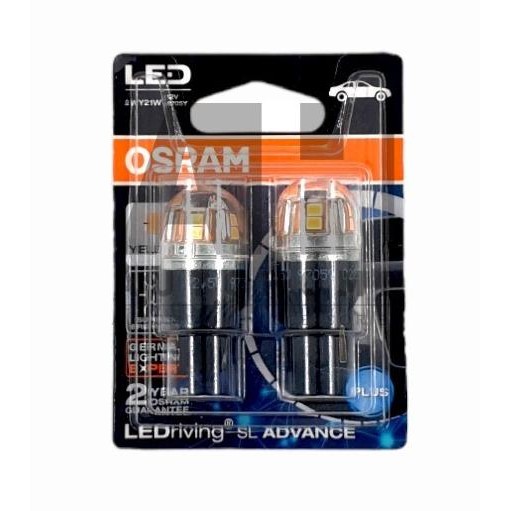 Osram Led T20 Wy21W ไฟเลี้ยวสีเหลืองสีเหลืองอําพัน - 9705Y
