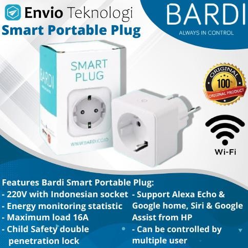 พิเศษ Bardi Smart Plug Wifi Plug Socket Outlet Over Plug Iot 16A