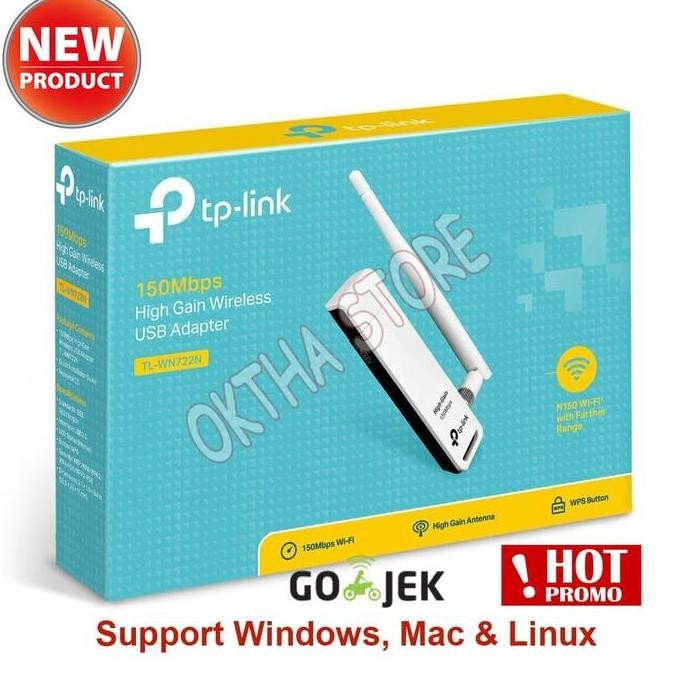 จัดส่งฟรี - TP-Link TL-WN722N USB Wifi TPLINK / TP LINK TL WN722N /TL WN 722N